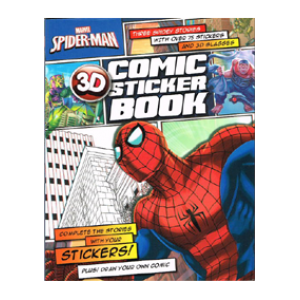 SPIDER-MAN 3D COMIC STICKER BOOK